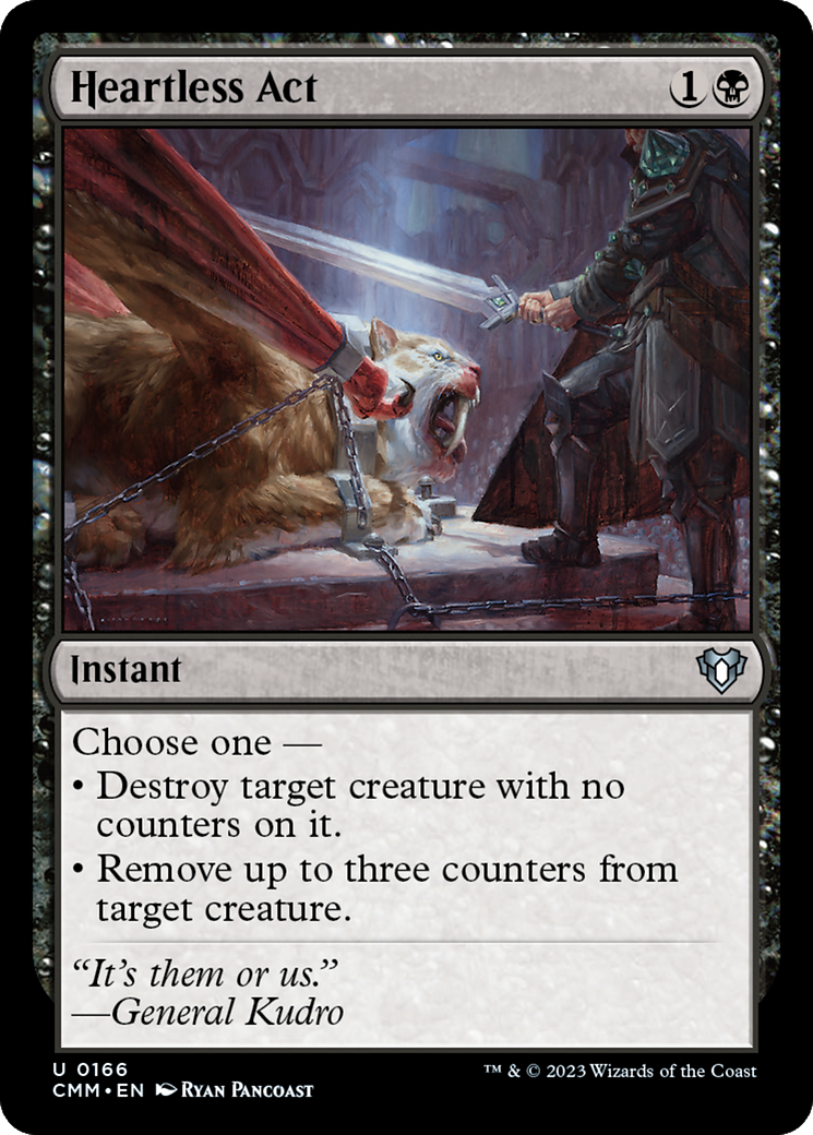 Heartless Act [Commander Masters] | Dumpster Cat Games