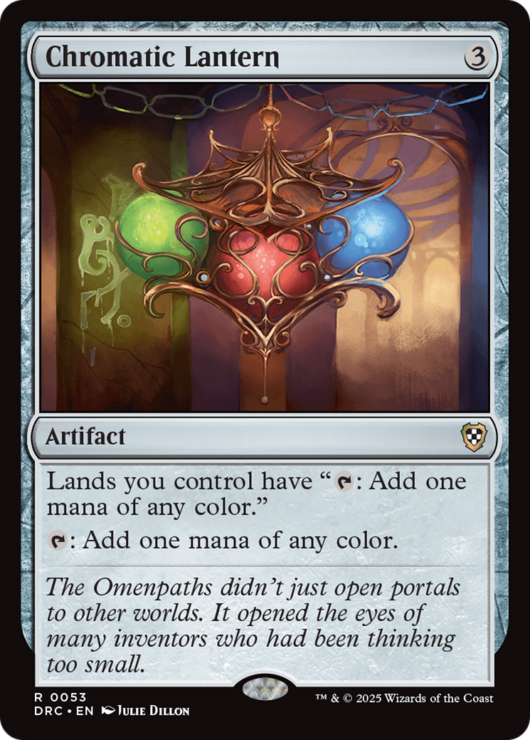 Chromatic Lantern [Aetherdrift Commander] | Dumpster Cat Games