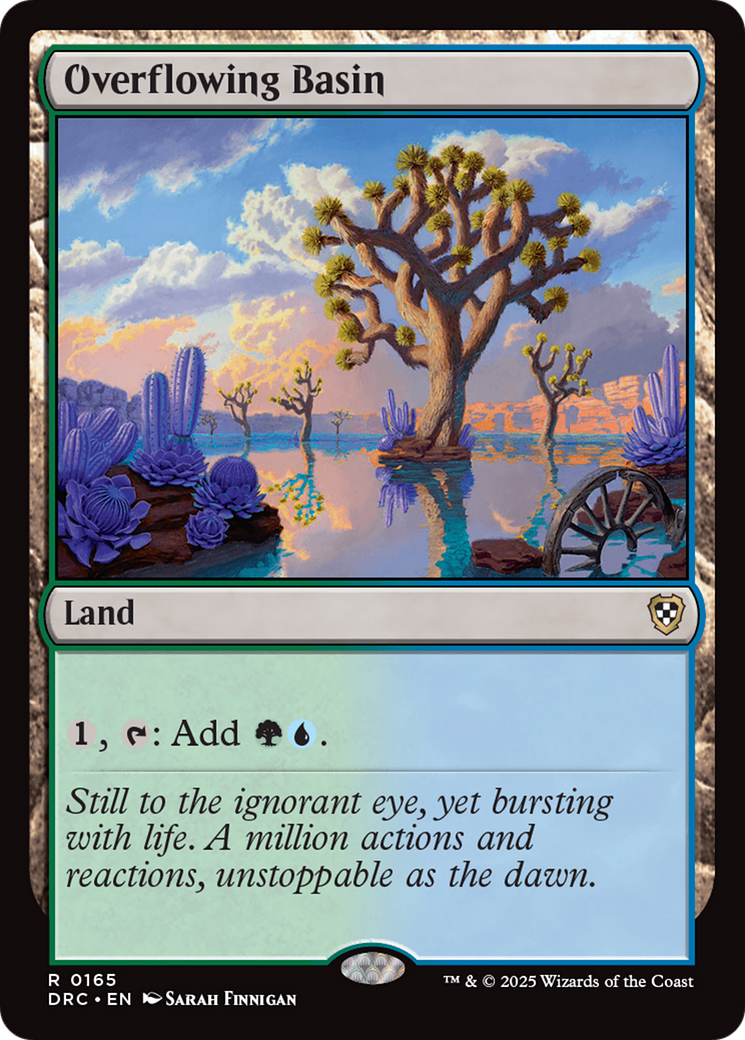 Overflowing Basin [Aetherdrift Commander] | Dumpster Cat Games
