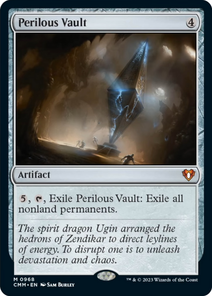 Perilous Vault [Commander Masters] | Dumpster Cat Games