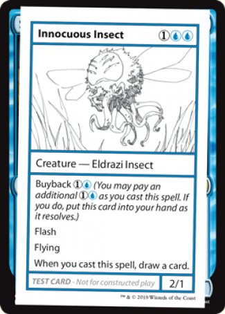 Innocuous Insect (2021 Edition) [Mystery Booster Playtest Cards] | Dumpster Cat Games