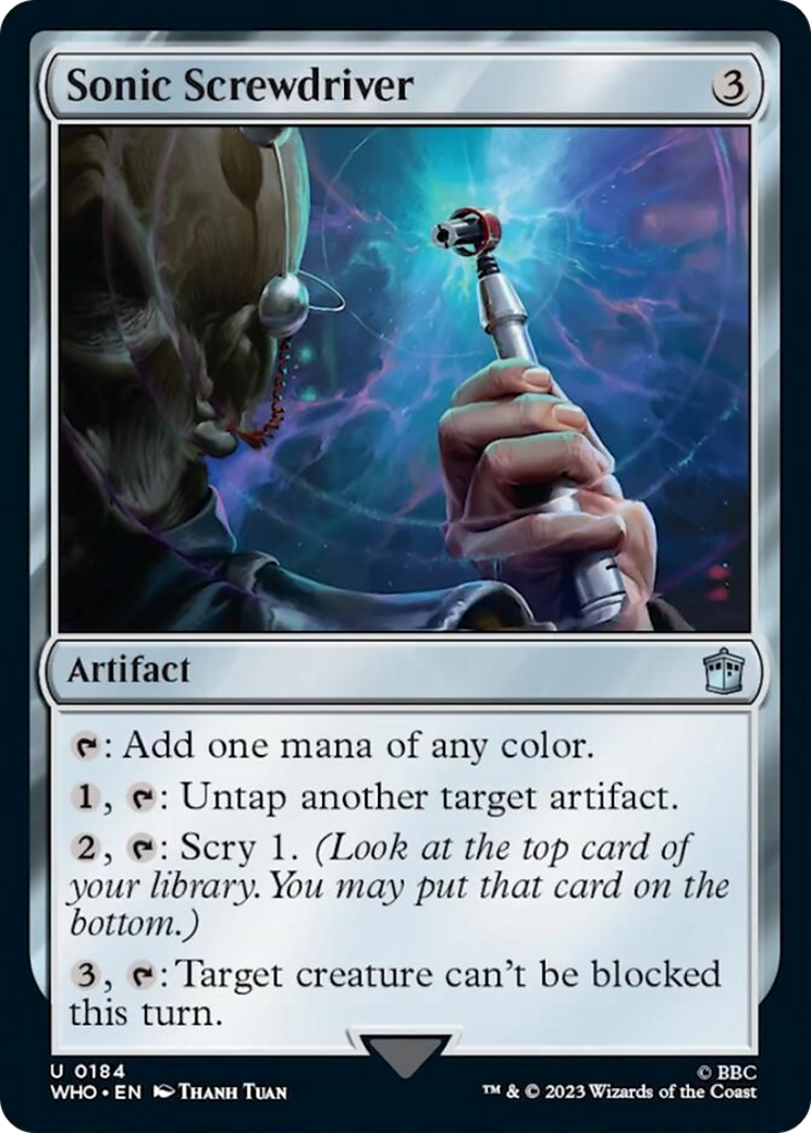 Sonic Screwdriver (0184) [Doctor Who] | Dumpster Cat Games