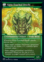 Teachings of the Kirin // Kirin-Touched Orochi (Showcase Soft Glow) [Kamigawa: Neon Dynasty] | Dumpster Cat Games
