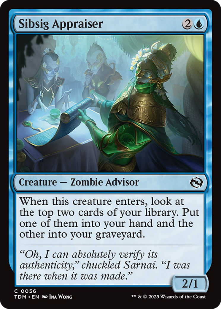 Sibsig Appraiser [Tarkir: Dragonstorm] | Dumpster Cat Games