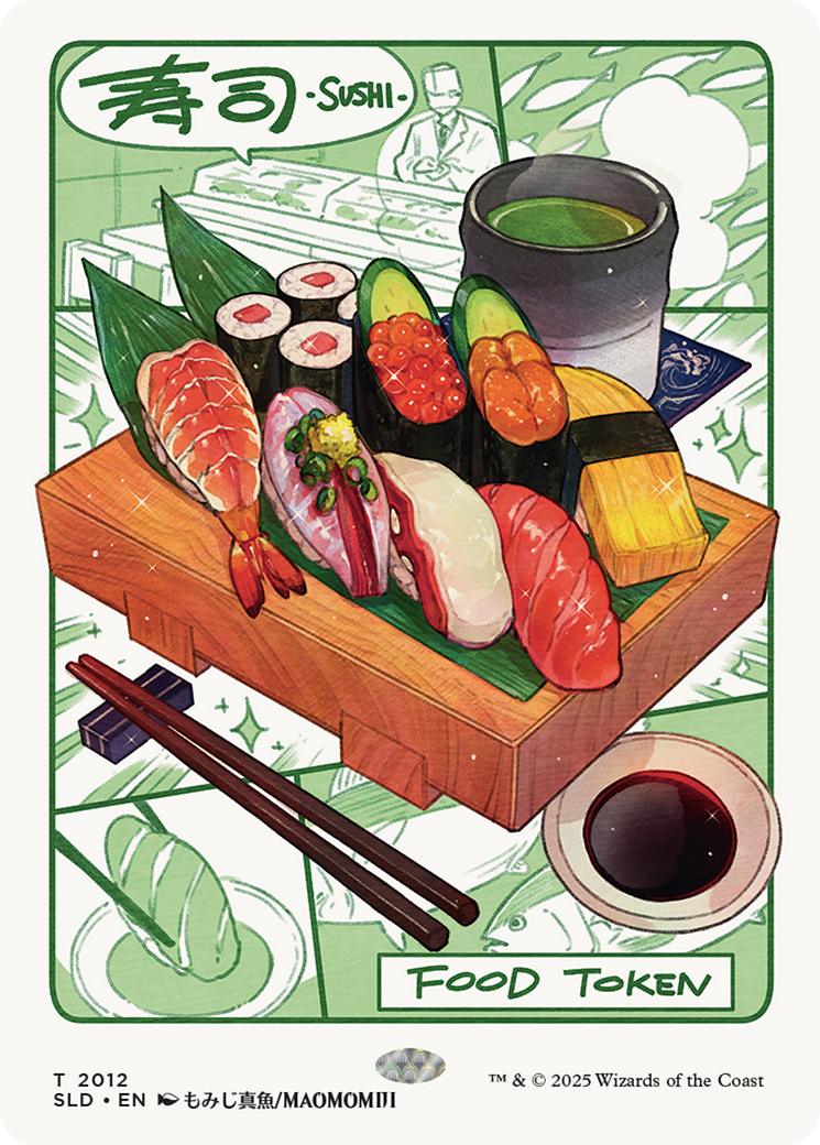 Food Token (2012) (Rainbow Foil) [Secret Lair Drop Series] | Dumpster Cat Games