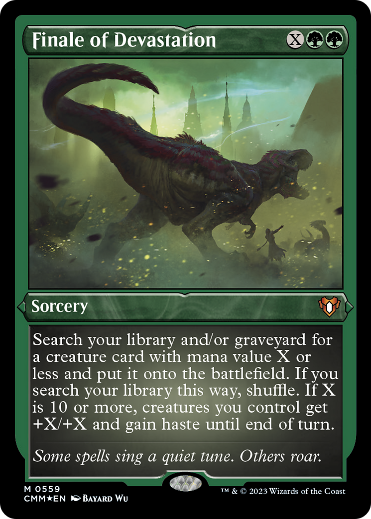 Finale of Devastation (Foil Etched) [Commander Masters] | Dumpster Cat Games