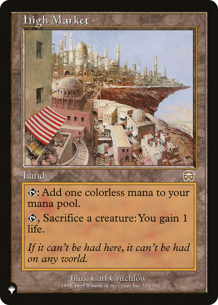 High Market [The List] | Dumpster Cat Games