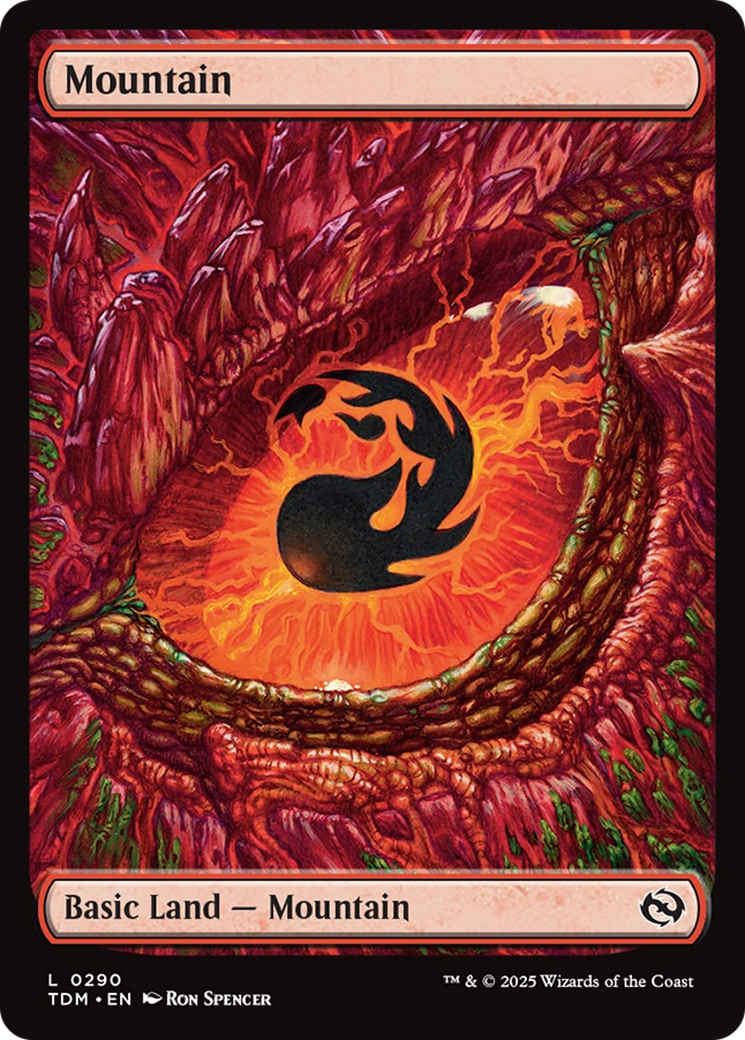 Mountain (0290) [Tarkir: Dragonstorm] | Dumpster Cat Games