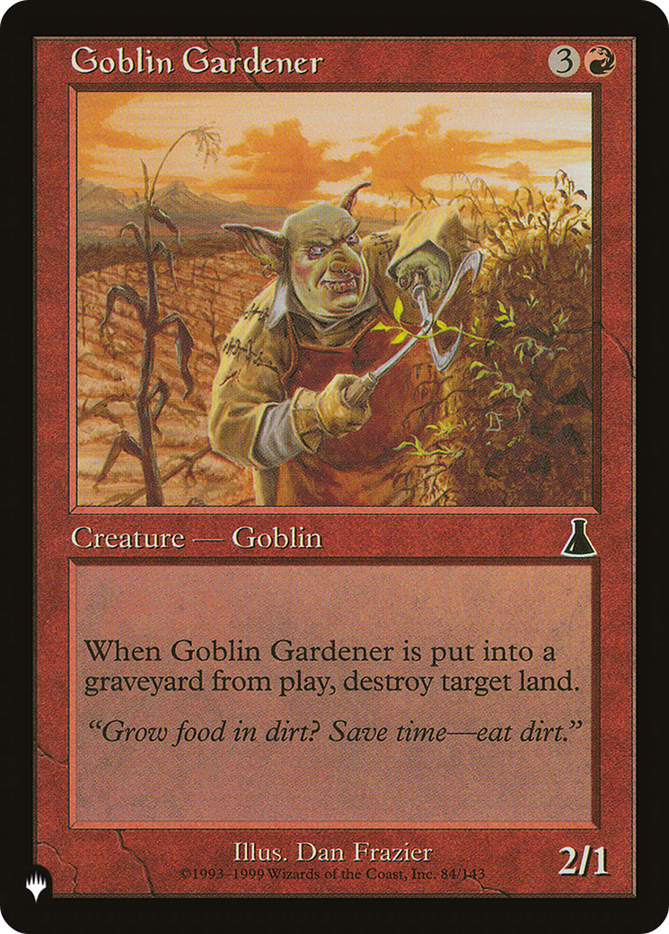 Goblin Gardener [The List] | Dumpster Cat Games