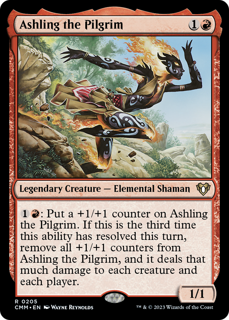 Ashling the Pilgrim [Commander Masters] | Dumpster Cat Games