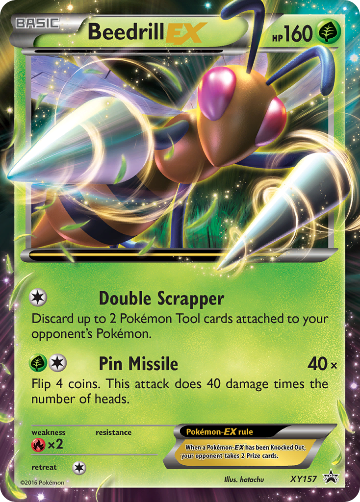 Beedrill EX (XY157) [XY: Black Star Promos] | Dumpster Cat Games