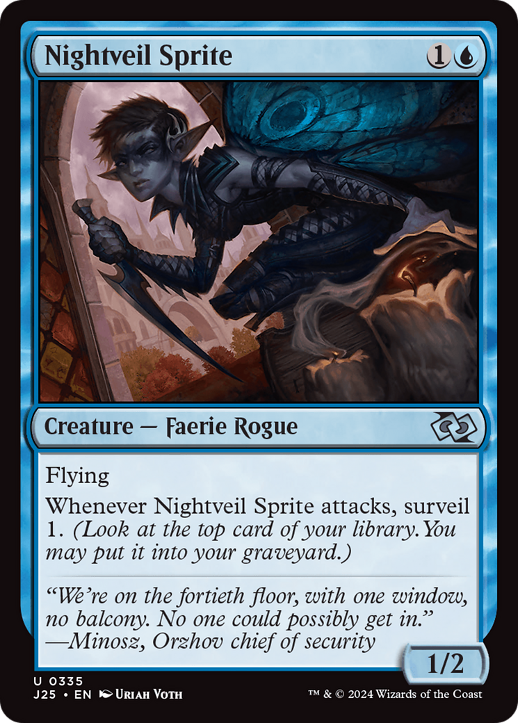 Nightveil Sprite [Foundations Jumpstart] | Dumpster Cat Games