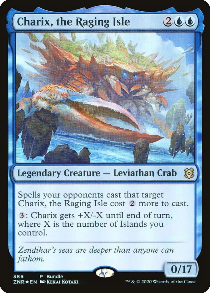 Charix, the Raging Isle (386) [Zendikar Rising Promos] | Dumpster Cat Games