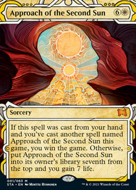 Approach of the Second Sun (Foil Etched) [Strixhaven: Mystical Archive] | Dumpster Cat Games