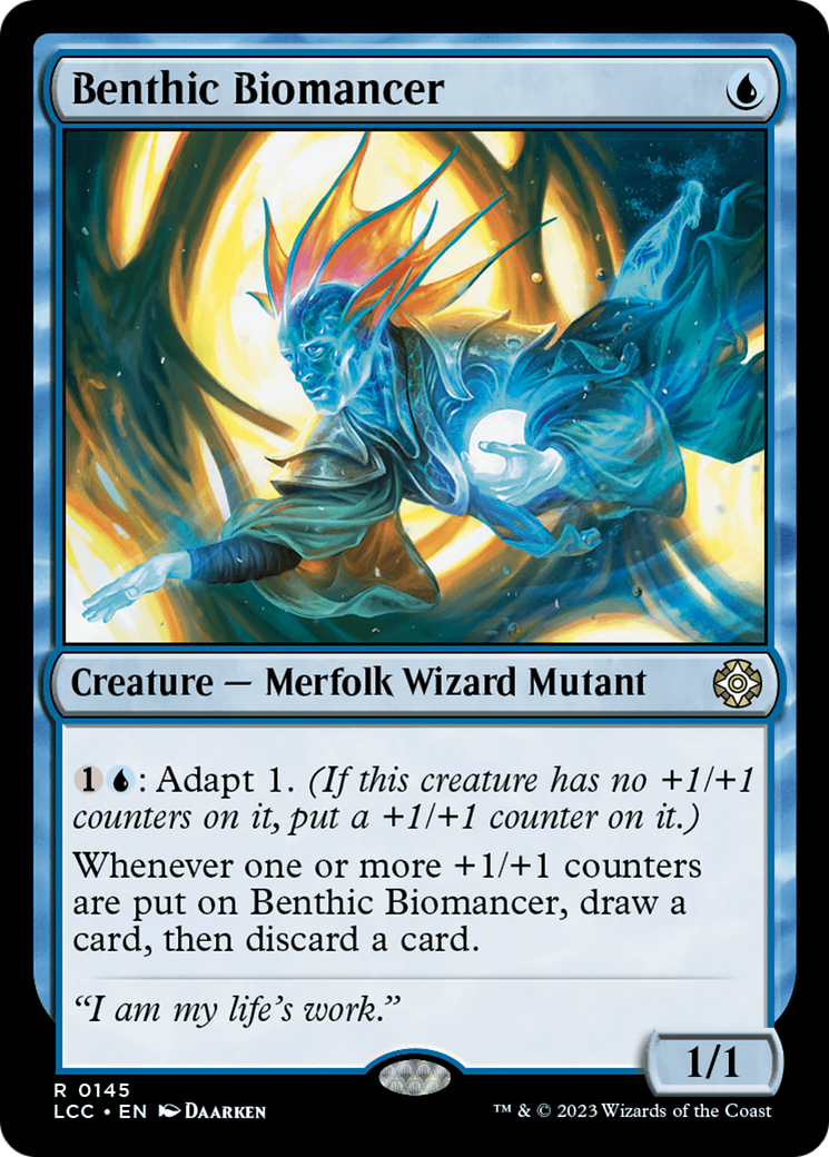 Benthic Biomancer [The Lost Caverns of Ixalan Commander] | Dumpster Cat Games