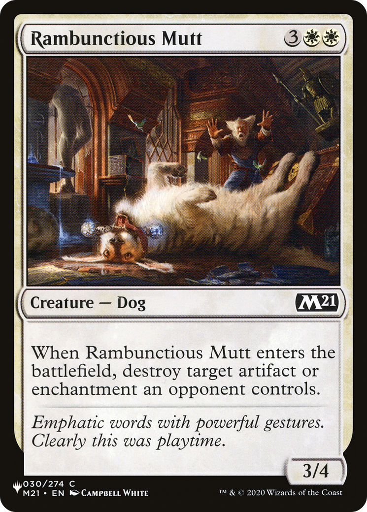 Rambunctious Mutt [The List] | Dumpster Cat Games