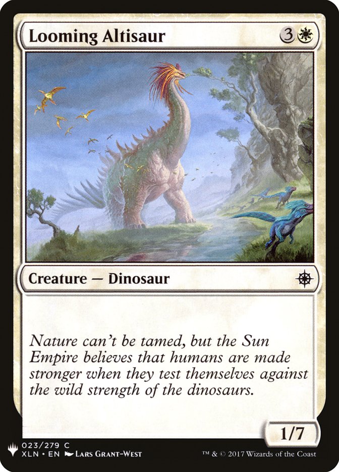 Looming Altisaur [Mystery Booster] | Dumpster Cat Games