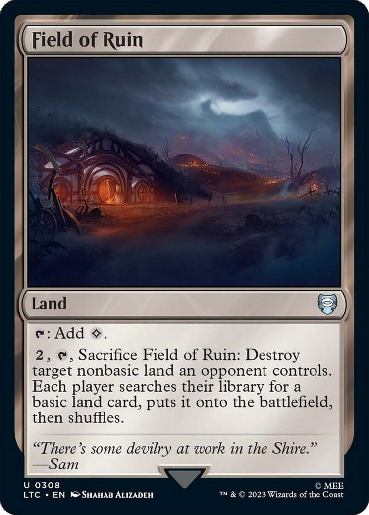 Field of Ruin [The Lord of the Rings: Tales of Middle-Earth Commander] | Dumpster Cat Games