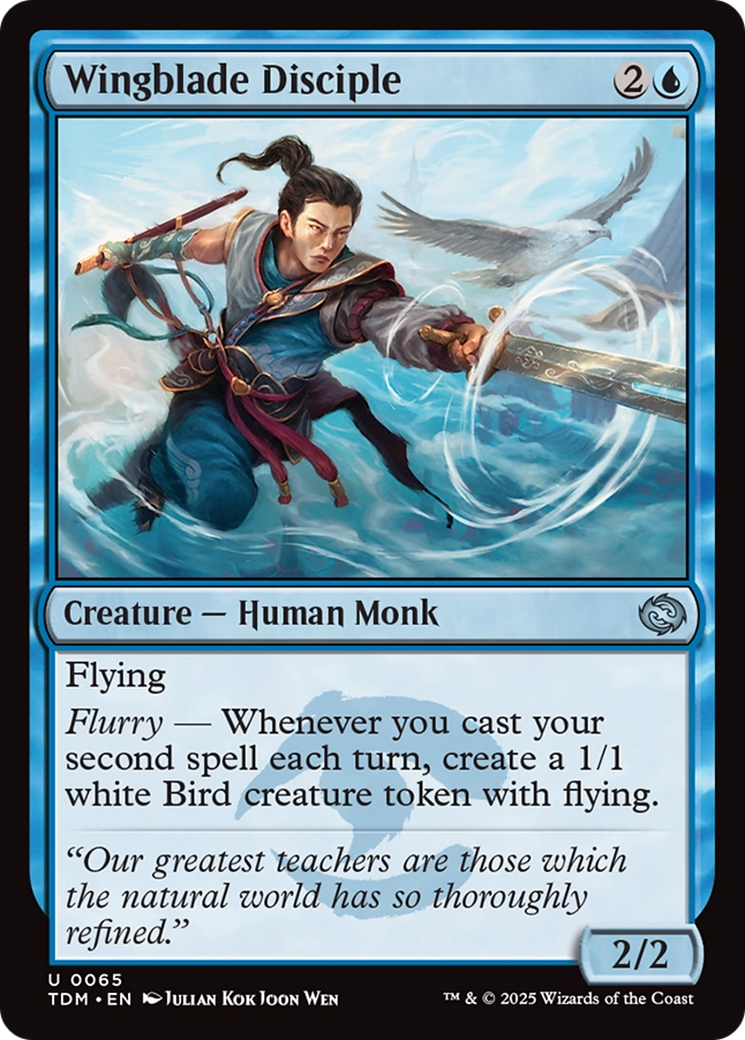 Wingblade Disciple [Tarkir: Dragonstorm] | Dumpster Cat Games
