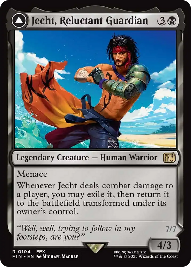Jecht, Reluctant Guardian // Braska's Final Aeon [FINAL FANTASY] | Dumpster Cat Games