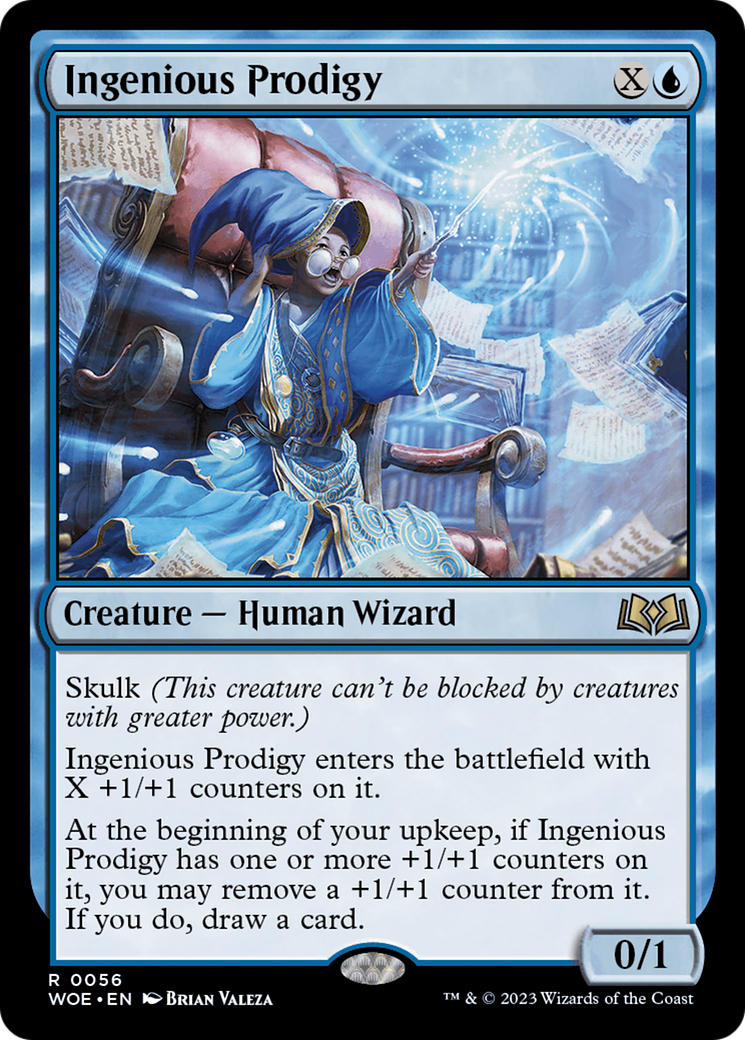 Ingenious Prodigy [Wilds of Eldraine] | Dumpster Cat Games