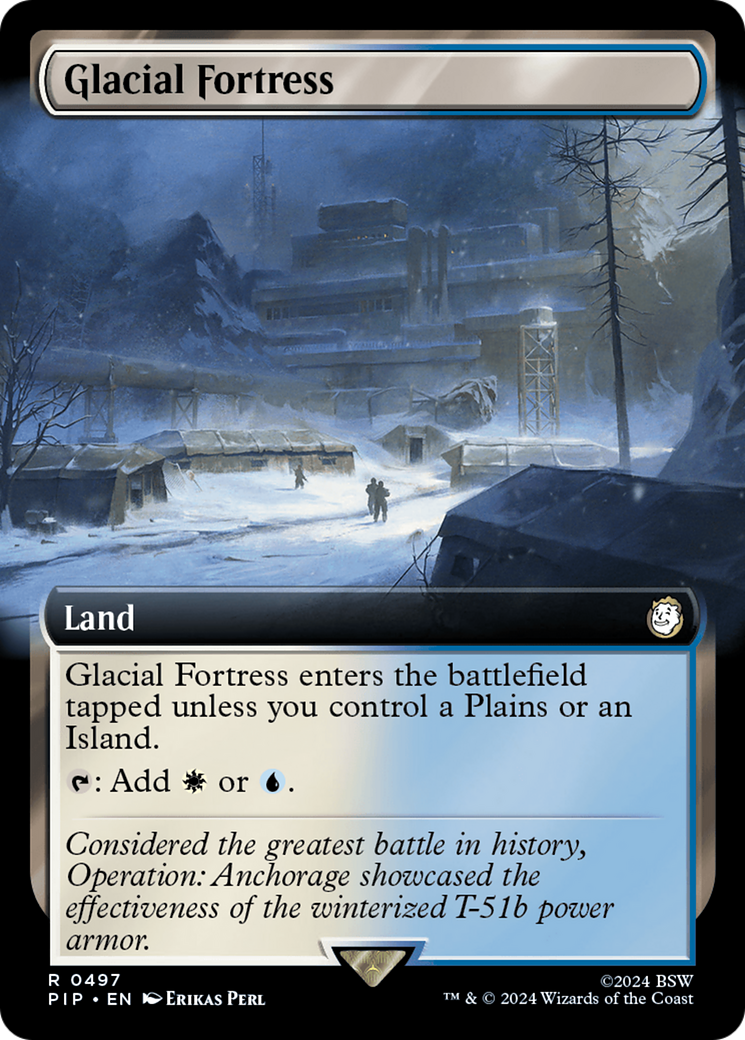 Glacial Fortress (Extended Art) [Fallout] | Dumpster Cat Games