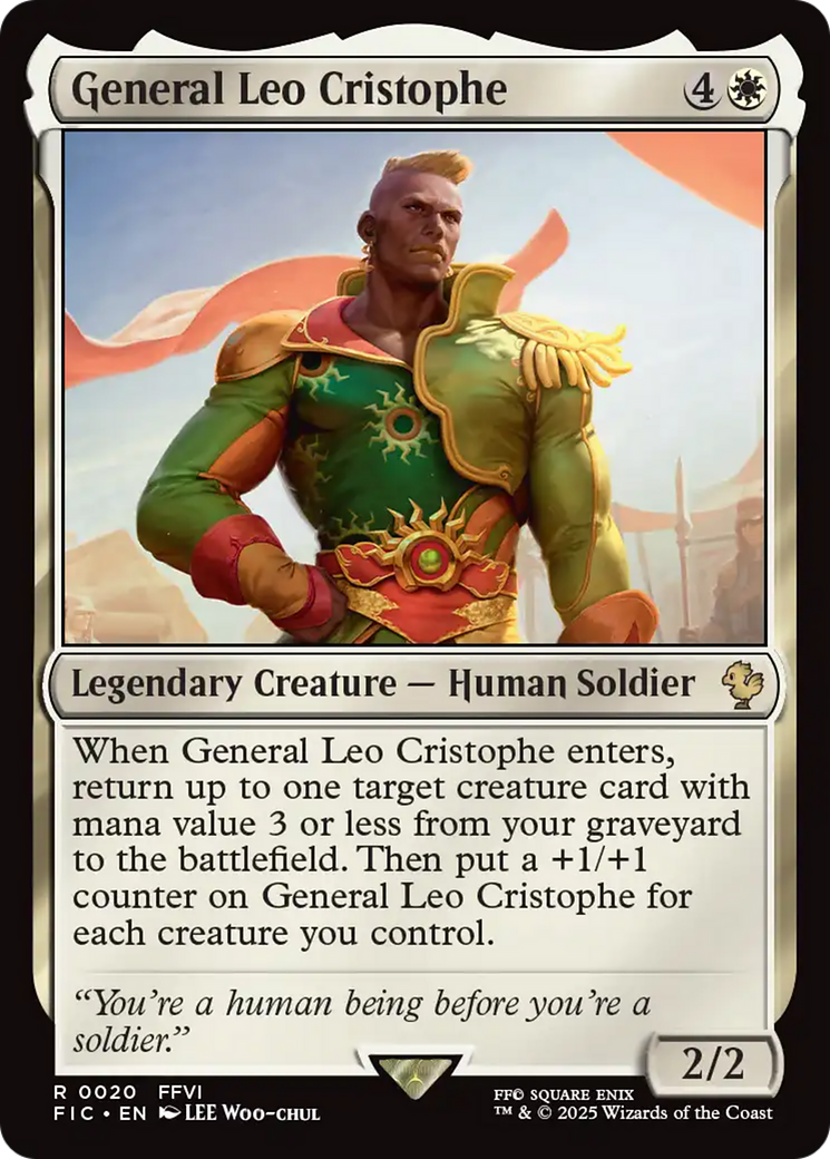 General Leo Cristophe [FINAL FANTASY Commander] | Dumpster Cat Games
