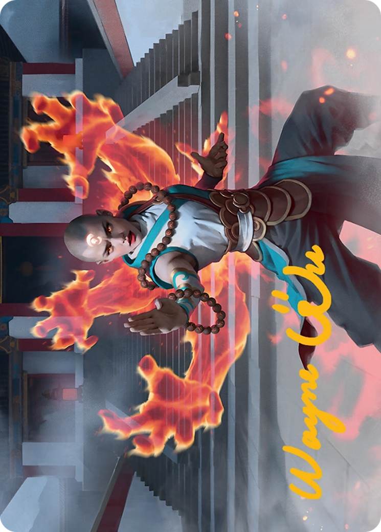 Flamehold Grappler Art Card (24/54) [Tarkir: Dragonstorm Art Series] | Dumpster Cat Games