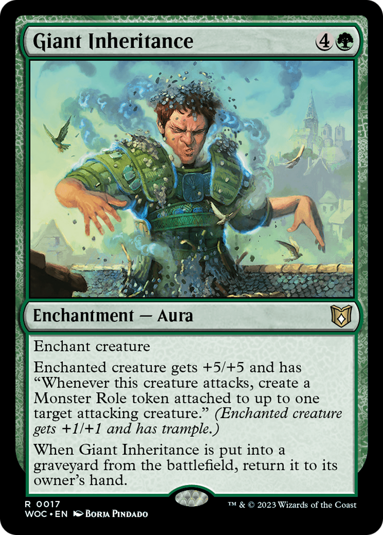 Giant Inheritance [Wilds of Eldraine Commander] | Dumpster Cat Games