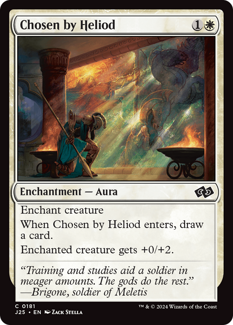 Chosen by Heliod [Foundations Jumpstart] | Dumpster Cat Games