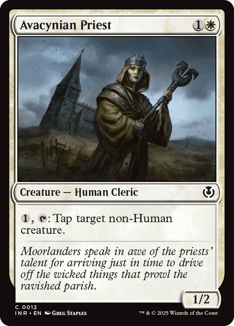 Avacynian Priest [Innistrad Remastered] | Dumpster Cat Games