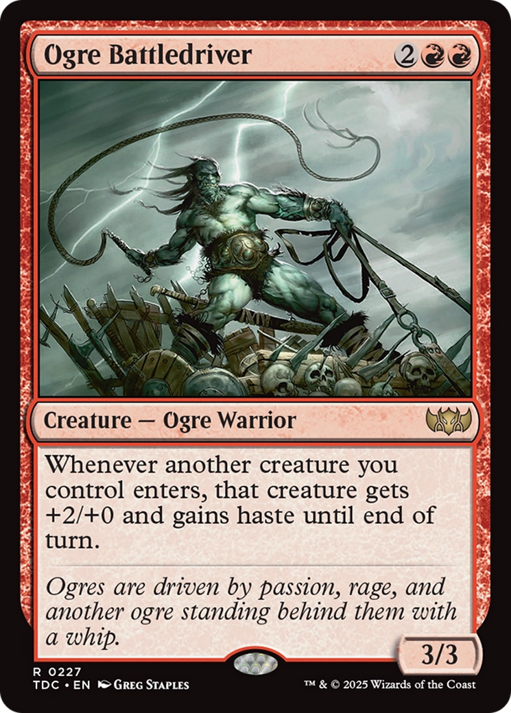 Ogre Battledriver [Tarkir: Dragonstorm Commander] | Dumpster Cat Games