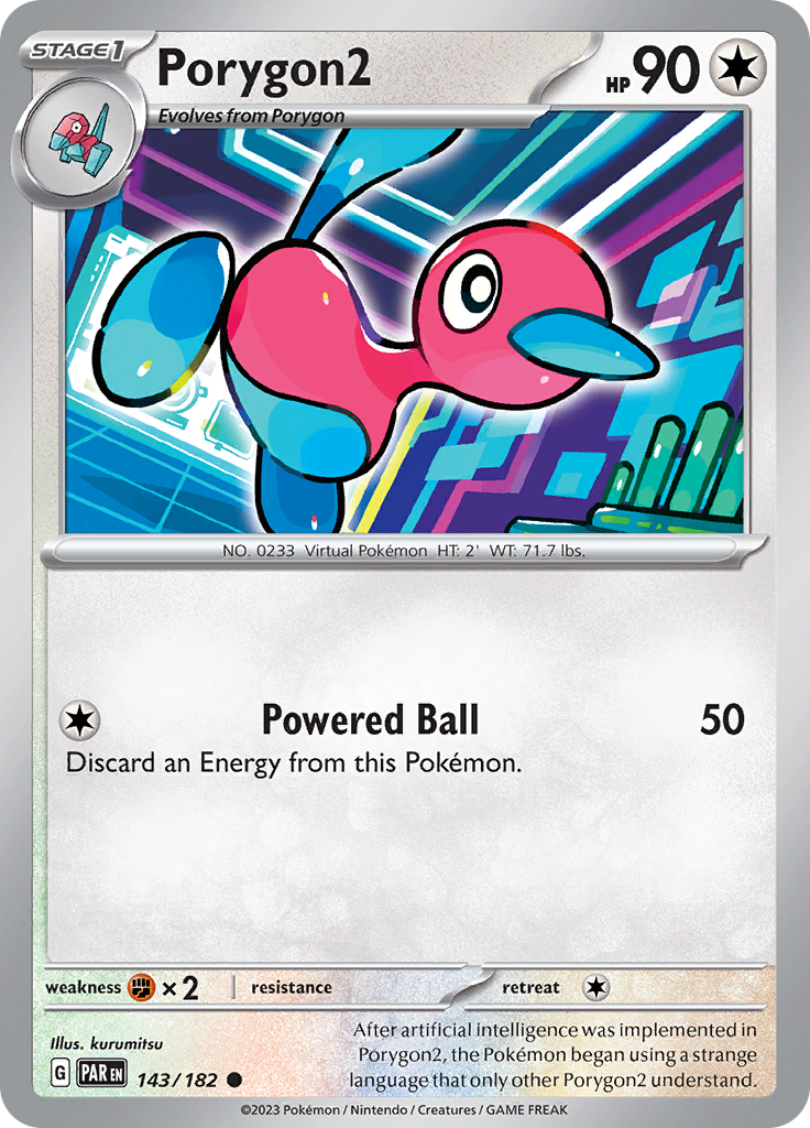 Porygon2 (143/182) [Scarlet & Violet: Paradox Rift] | Dumpster Cat Games
