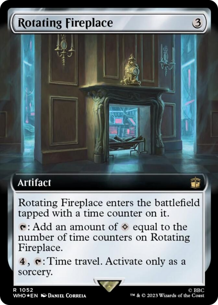 Rotating Fireplace (Extended Art) (Surge Foil) [Doctor Who] | Dumpster Cat Games
