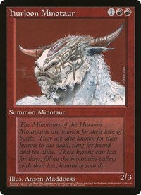 Hurloon Minotaur (Oversized) [Oversize Cards] | Dumpster Cat Games