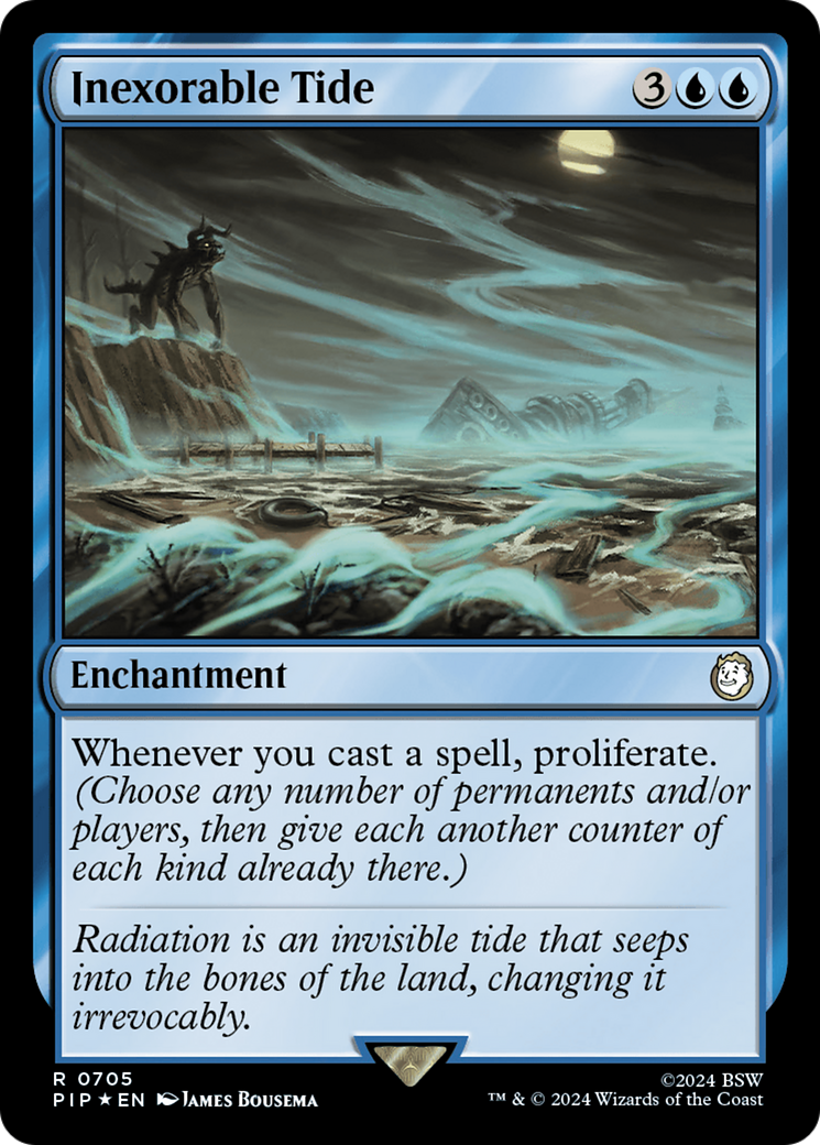 Inexorable Tide (Surge Foil) [Fallout] | Dumpster Cat Games