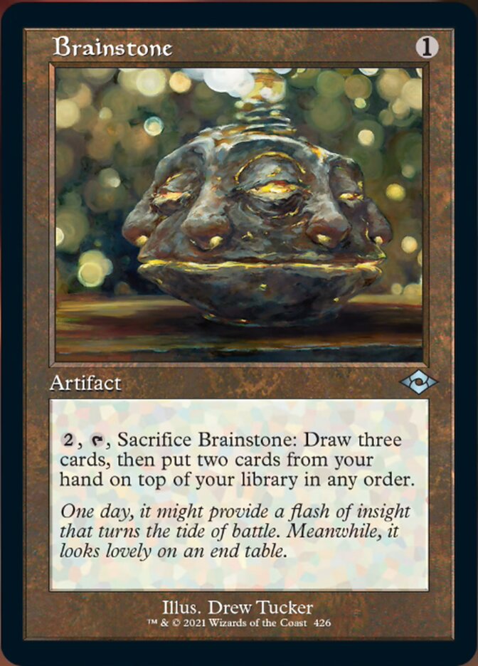 Brainstone (Retro) [Modern Horizons 2] | Dumpster Cat Games