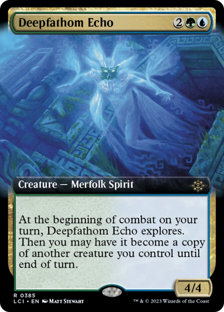 Deepfathom Echo (Extended Art) [The Lost Caverns of Ixalan] | Dumpster Cat Games