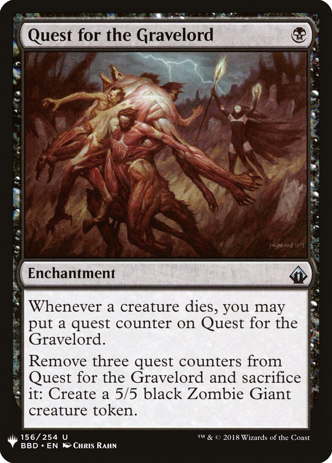 Quest for the Gravelord [Mystery Booster] | Dumpster Cat Games