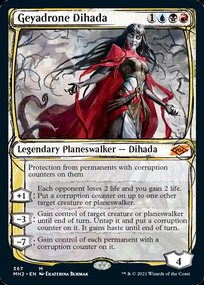 Geyadrone Dihada (Sketch) [Modern Horizons 2] | Dumpster Cat Games