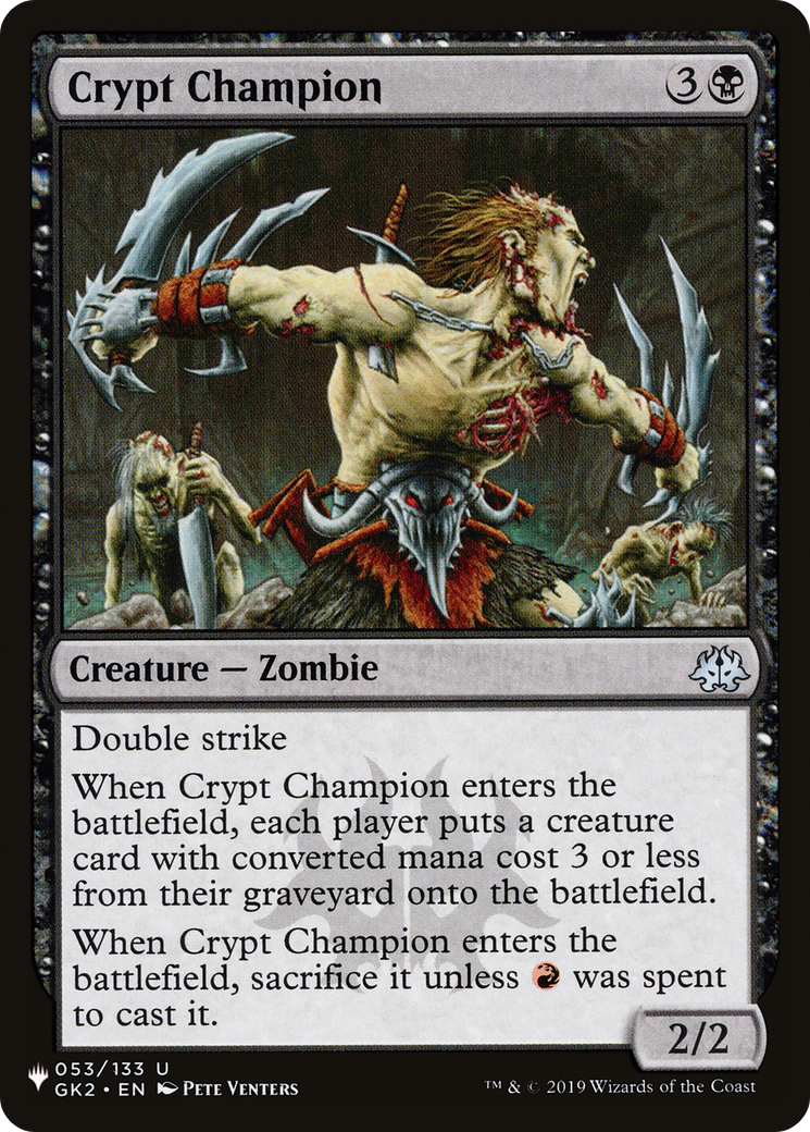 Crypt Champion [The List] | Dumpster Cat Games