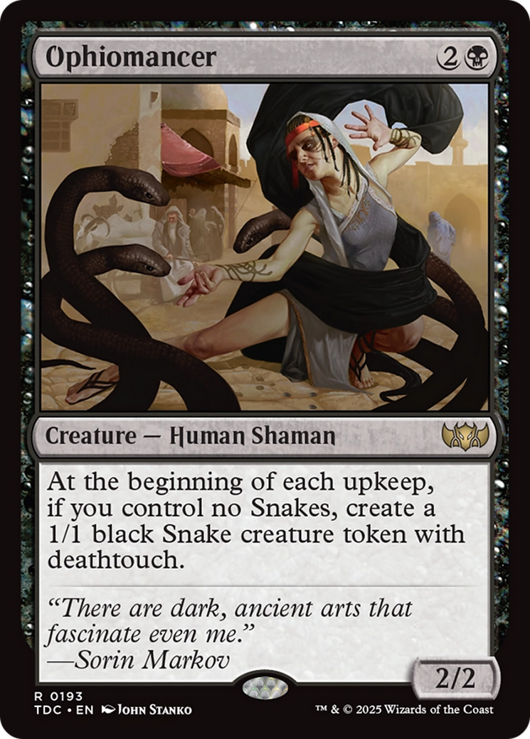 Ophiomancer [Tarkir: Dragonstorm Commander] | Dumpster Cat Games