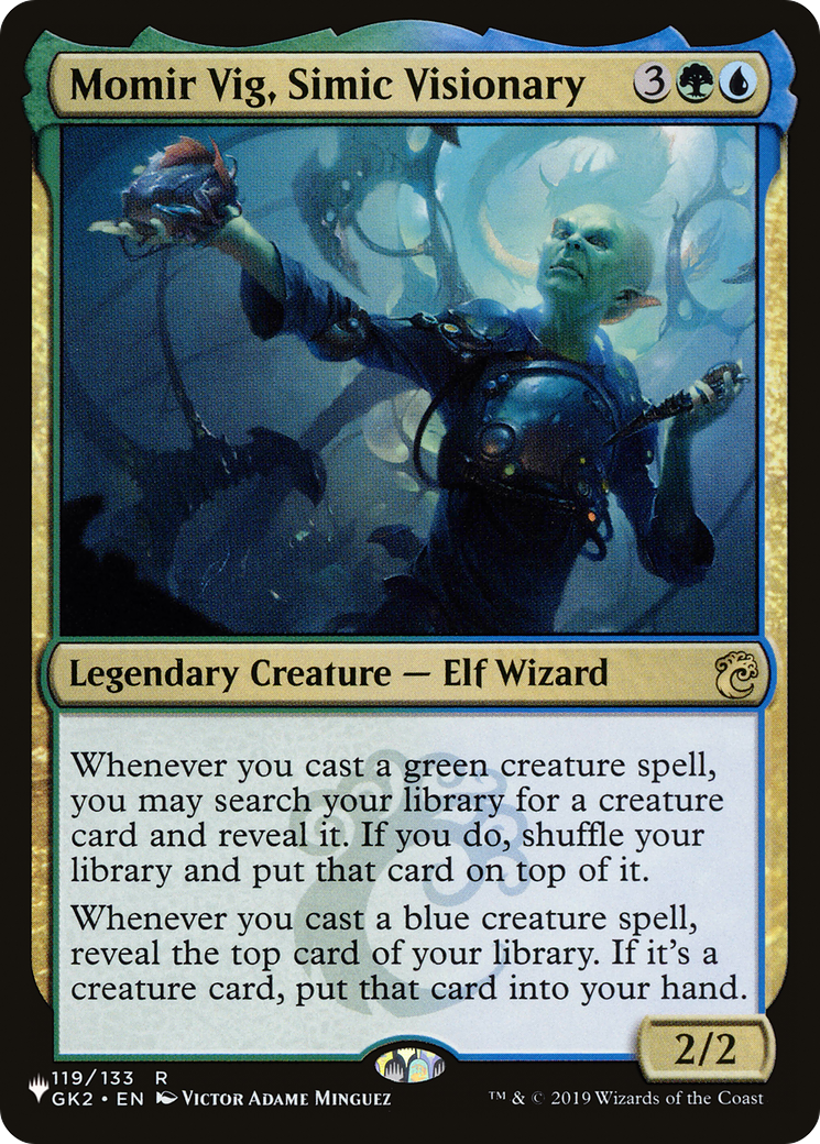 Momir Vig, Simic Visionary [The List] | Dumpster Cat Games