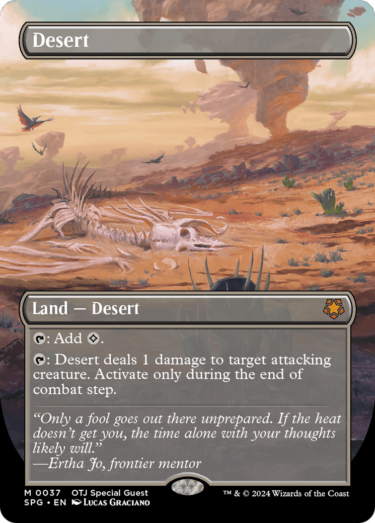 Desert (Borderless) [Outlaws of Thunder Junction Special Guests] | Dumpster Cat Games