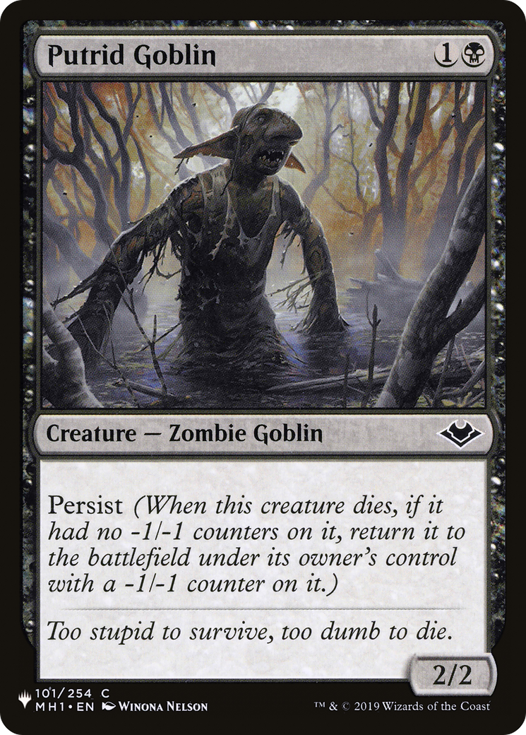 Putrid Goblin [The List] | Dumpster Cat Games