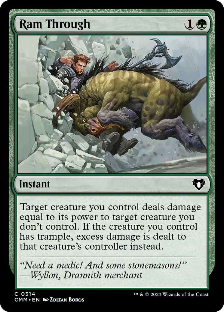 Ram Through [Commander Masters] | Dumpster Cat Games