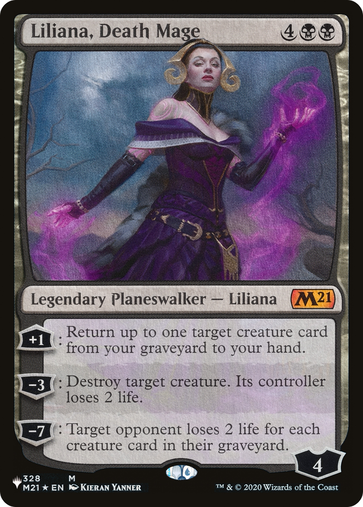 Liliana, Death Mage [The List] | Dumpster Cat Games