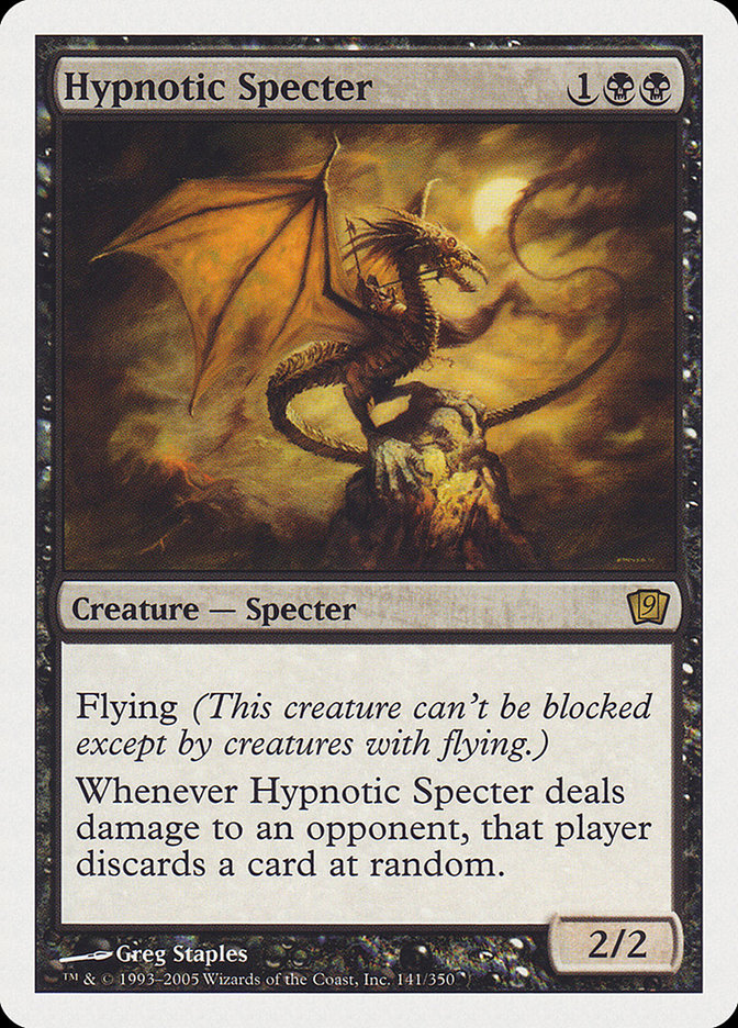 Hypnotic Specter (9th Edition) (Oversized) [Oversize Cards] | Dumpster Cat Games