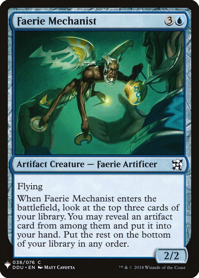 Faerie Mechanist [Mystery Booster] | Dumpster Cat Games