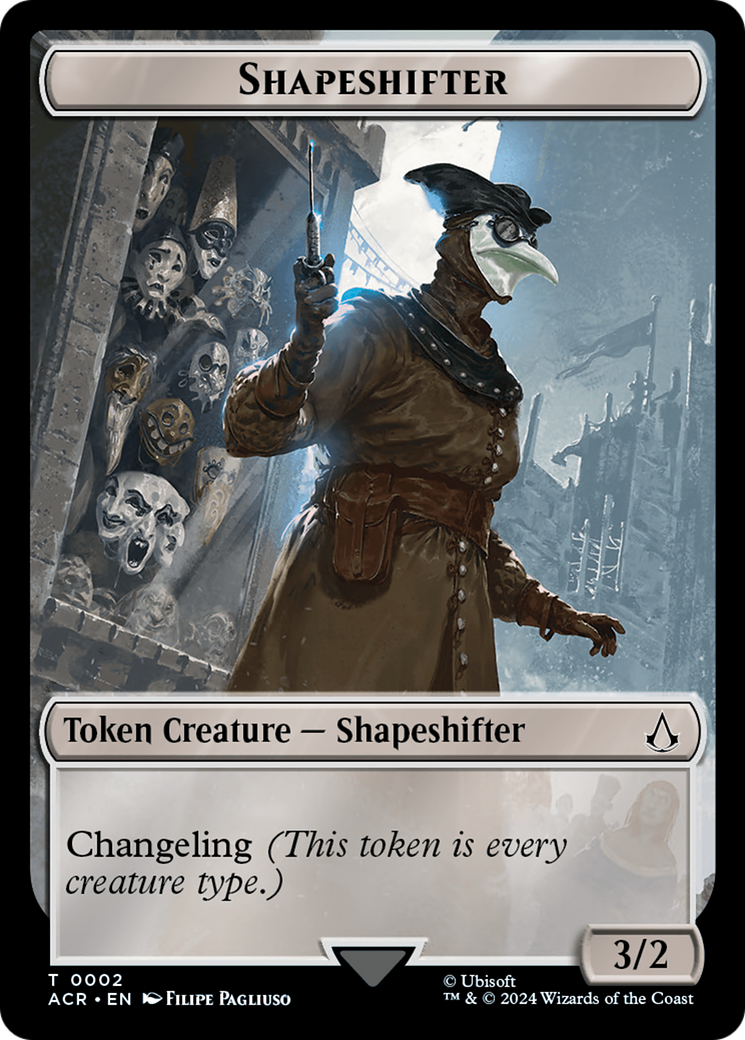 Shapeshifter Token [Assassin's Creed Tokens] | Dumpster Cat Games